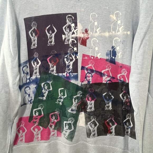 Fraxiom Food House Social Music Store Sweater Large - Picture 3 of 5